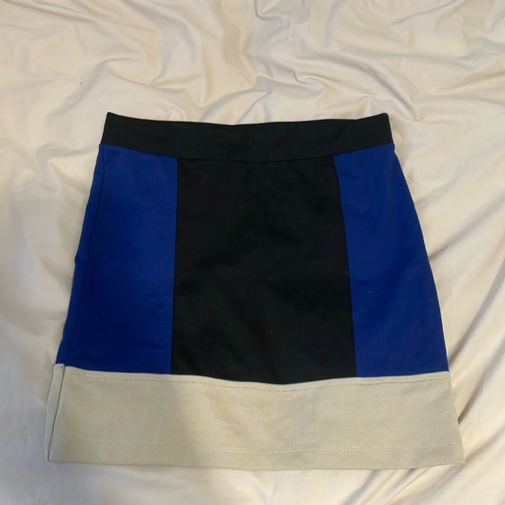 Colorblock F21 miniskirt